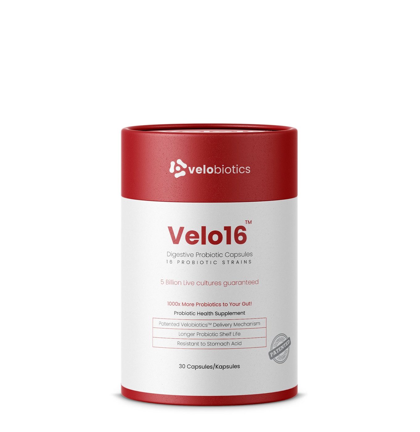 Velo16 Probiotic Digestive Capsules (30 Capsules)