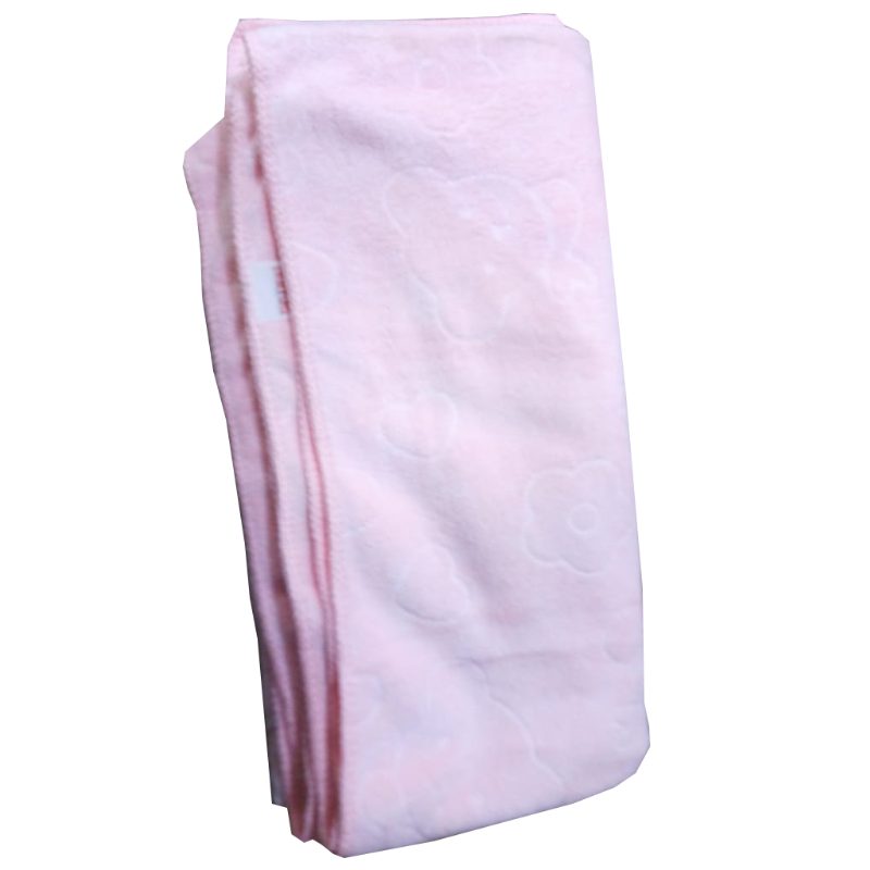 Soft and Large Baby Towel Pink (1unit)