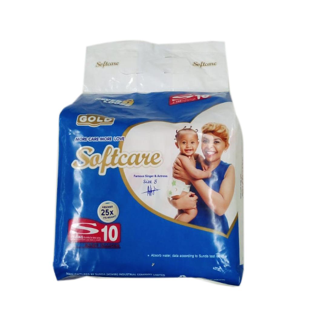 Softcare Diaper Gold Mini Count Small (10Pcs)