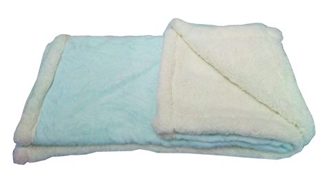 Warm Woolen Baby Blanket Blue