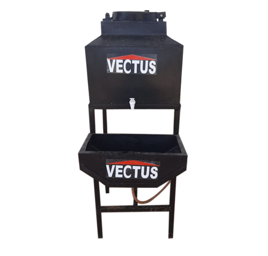 Vectus Tank and Basin with Stand Black