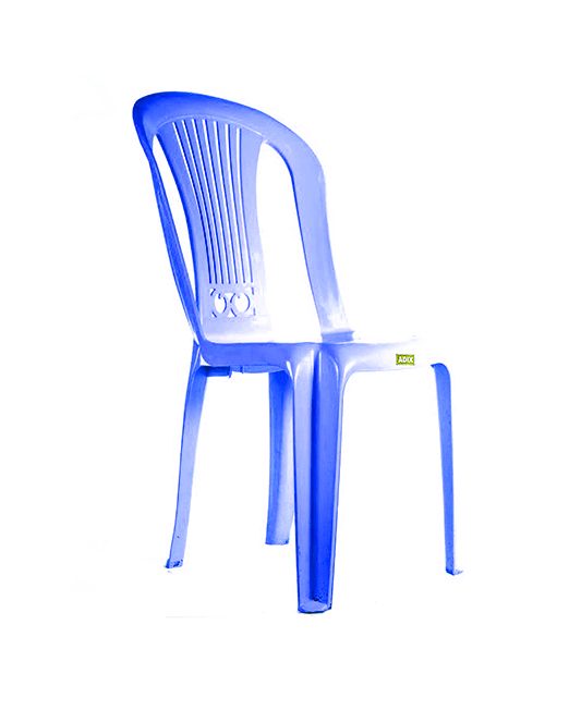 Adix Armless Plastic Chair 010 Sky Blue