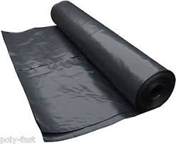 Black Plastic Polythene 1mx1m