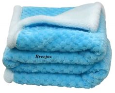 Breejoz Warm Woolen Baby Shawl Blue