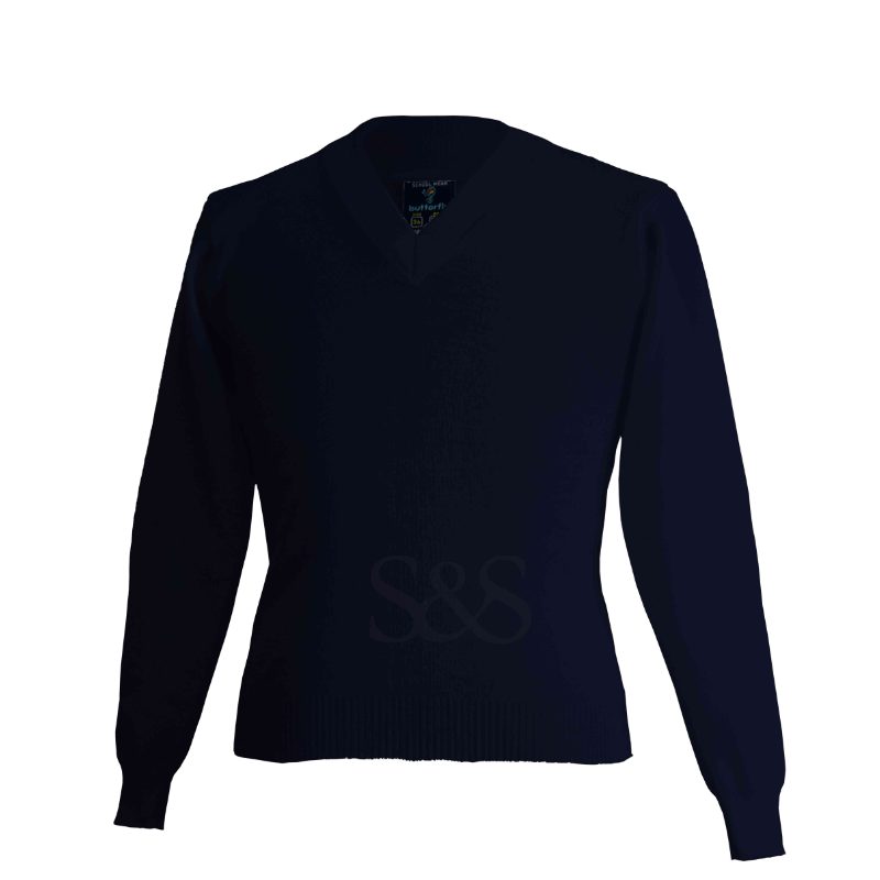 Butterfly school Sweater Navy Blue 28 Inch (7-8yrs)