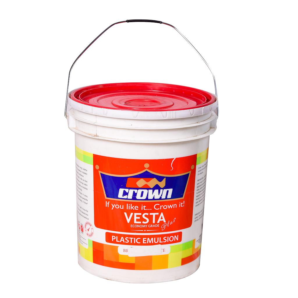 Crown Paint Economy Vesta Emulsion Soft White 20l