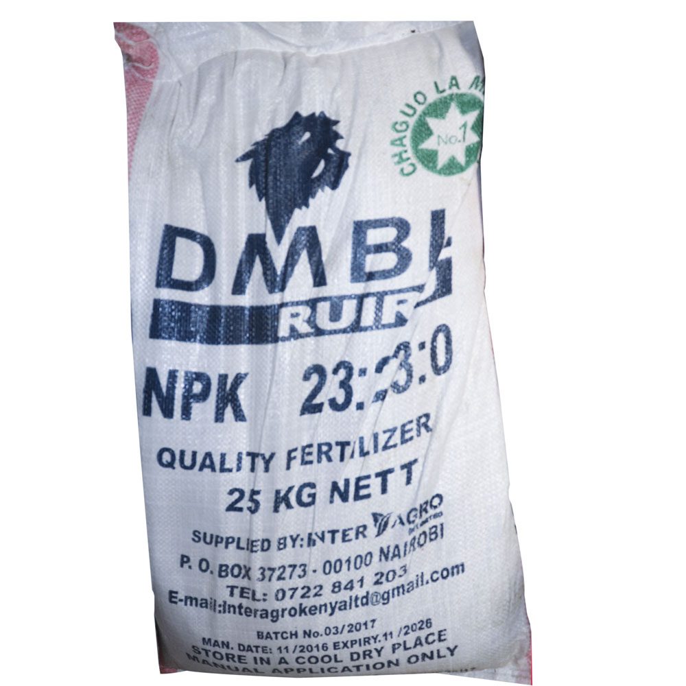 DMBL Ruiru NPK 23-23-0 Fertilizer 25kg