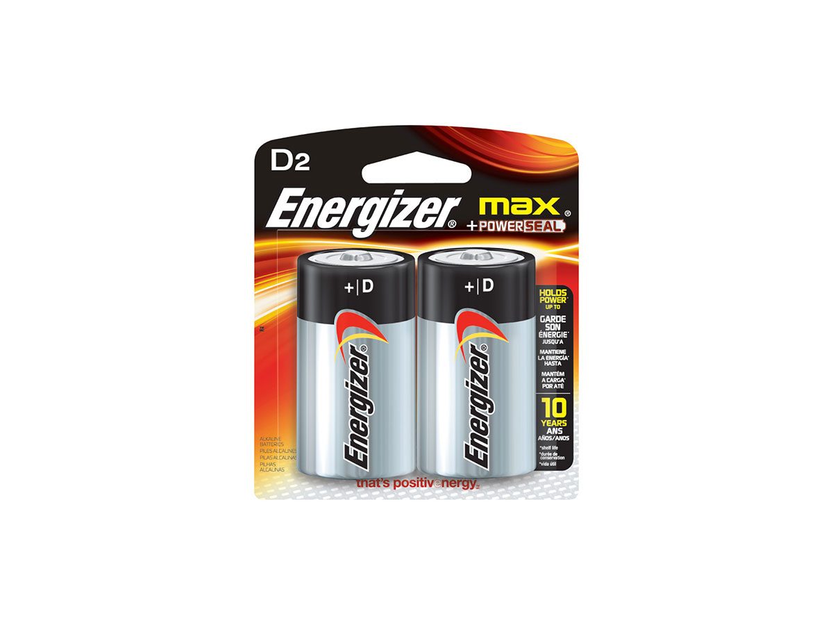 Energizer Battery Size D – A pair