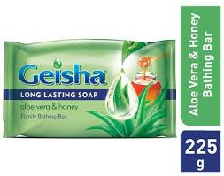 Geisha Aloe Vera (Green) with Honey Soap 250g