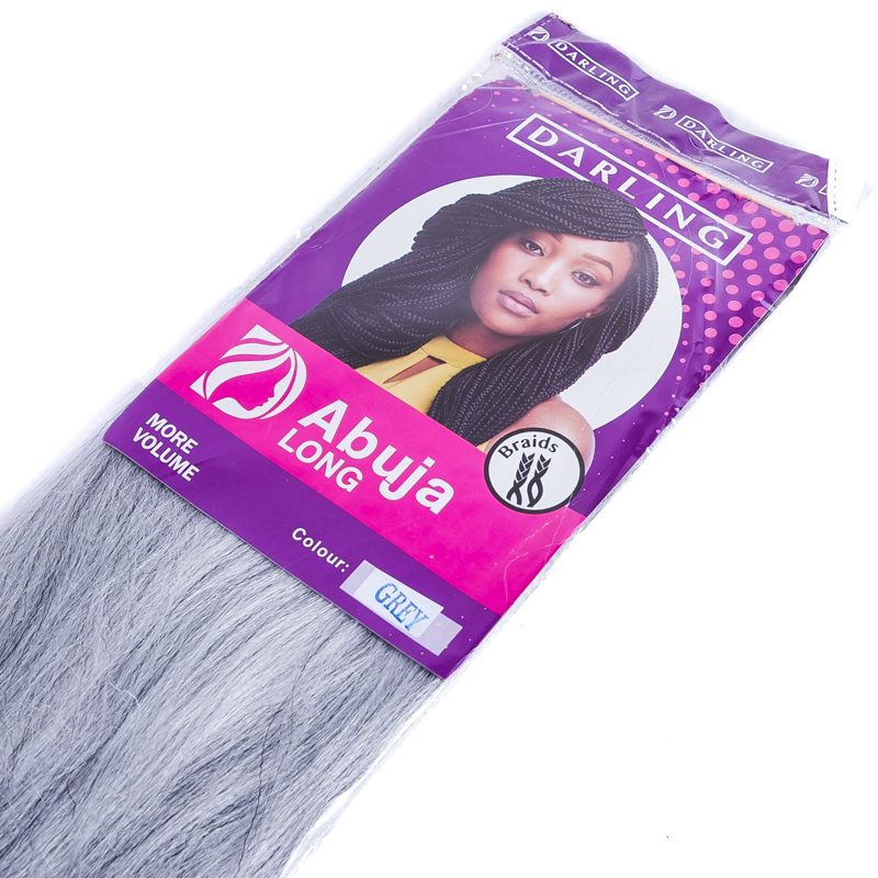 Darling Abuja Braid Long Grey