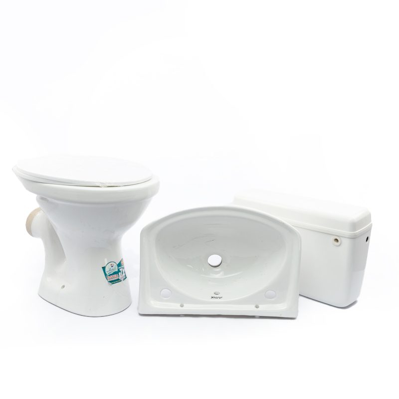 Asian Complete toilet (Comes with Cistern, Toilet Seat and Handwash Basin)