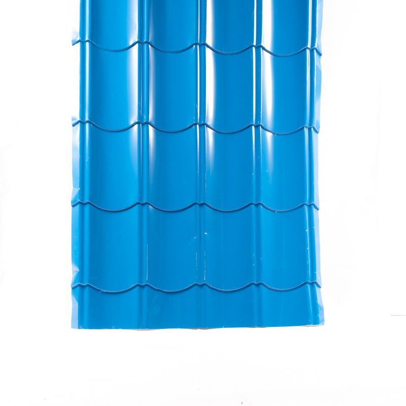 Panda mabati-Glossy D-tile Blue 3M 30G (10ft)