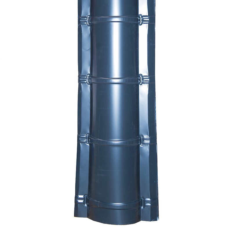 Panda mabati Glazed Ridge Roll Top-Glossy Dark Grey 2M 30G (6.5ft)