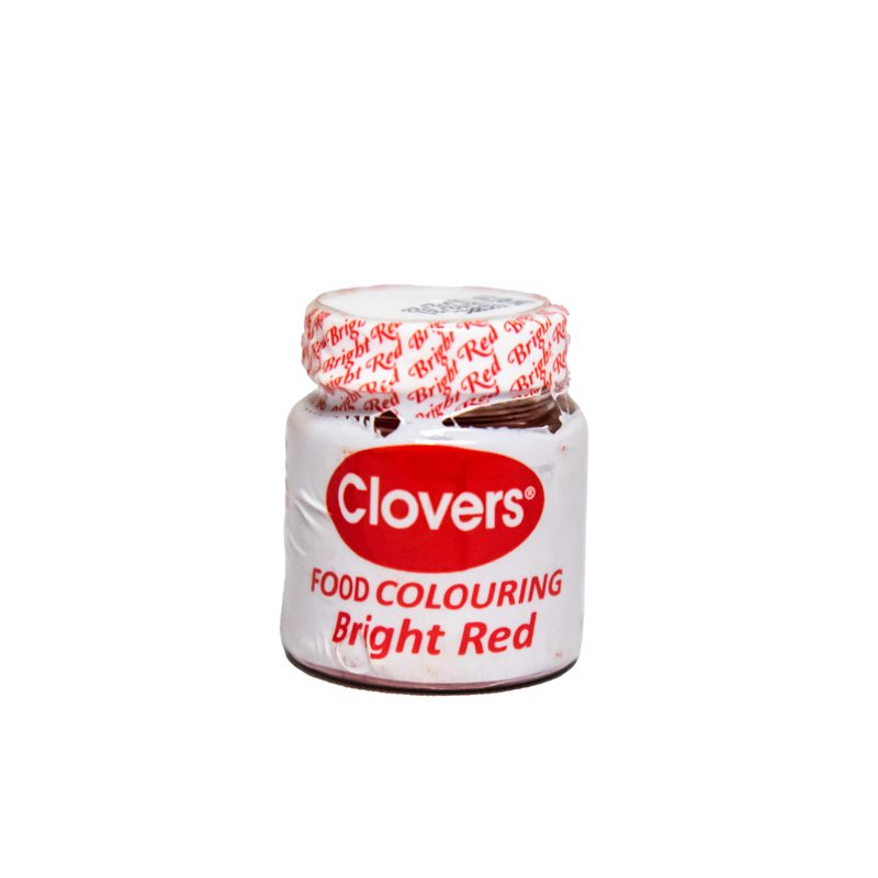 Clovers Powder Food Colour Bright Red 10g