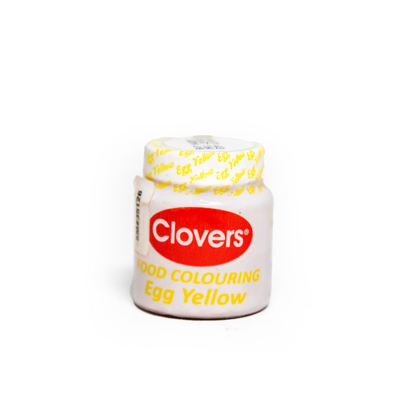 Clovers Powder Food Colour Egg Yellow 10g