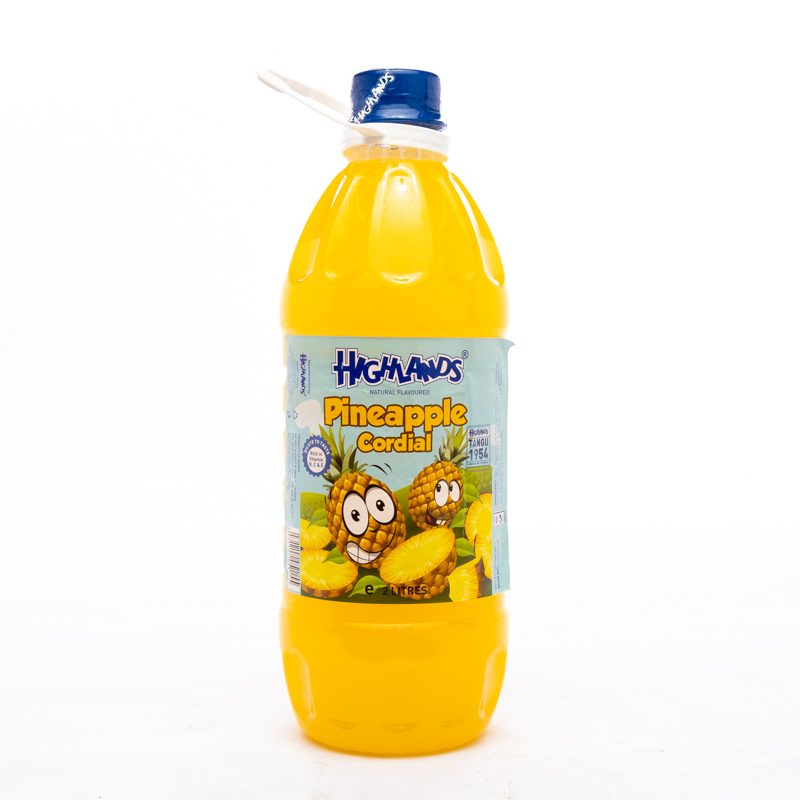 Highlands Pineapple Juice Cordial 2L