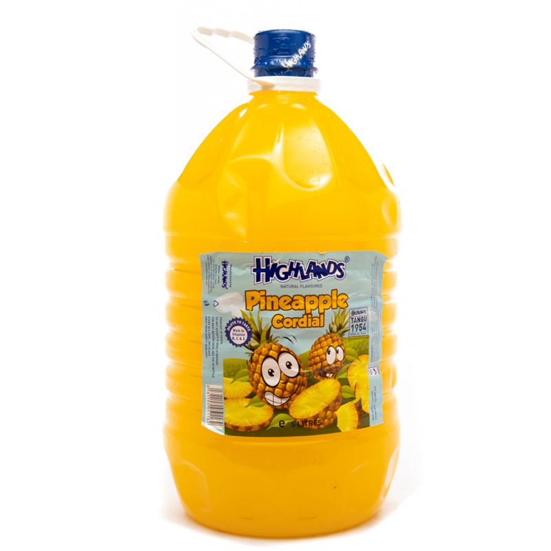 Highlands Pineapple Juice Cordial 5L