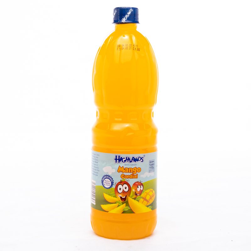 Highlands Mango Juice Cordial 1L