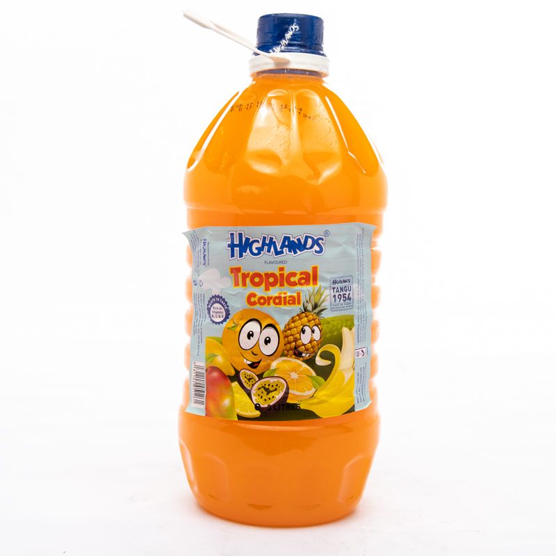 Highlands Tropical Juice Cordial 3L