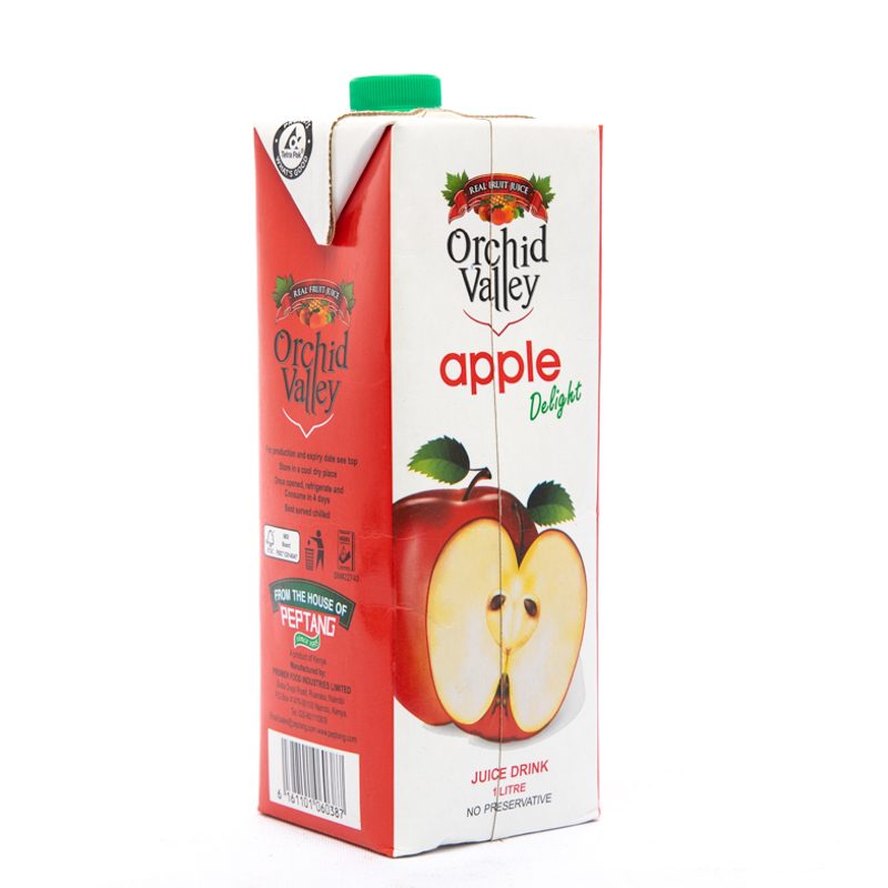 Orchid Valley Delight Apple Tetra Pak Juice 1L