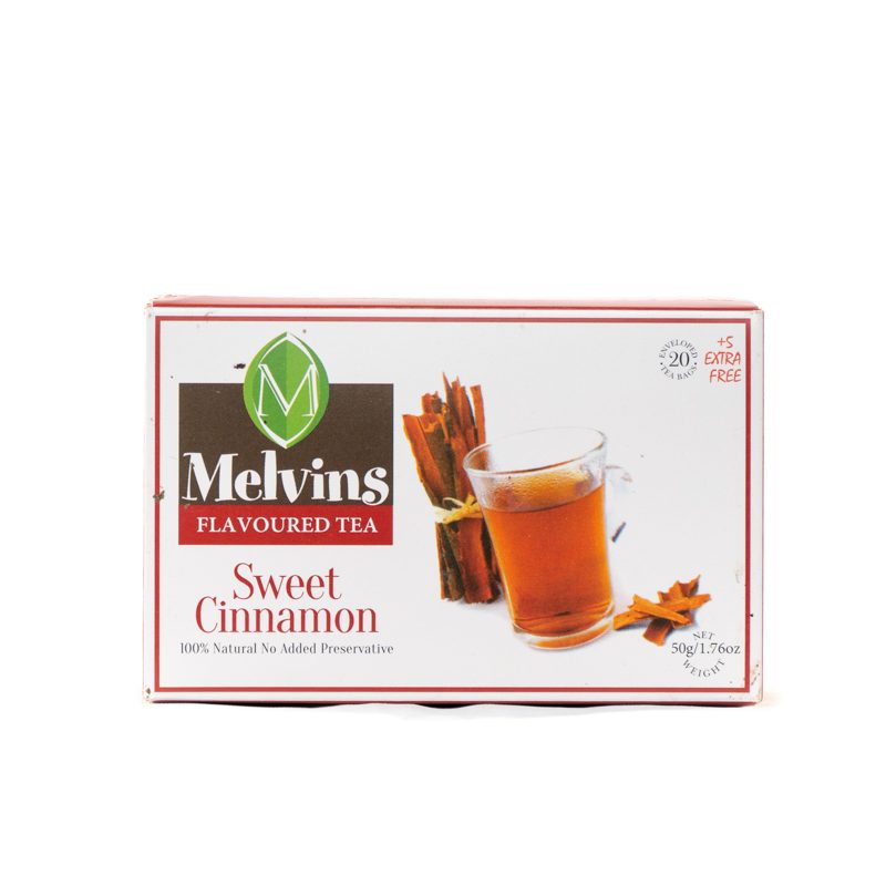 Melvins (Enveloped)Tea Bags Cinnamon 2g 25’s