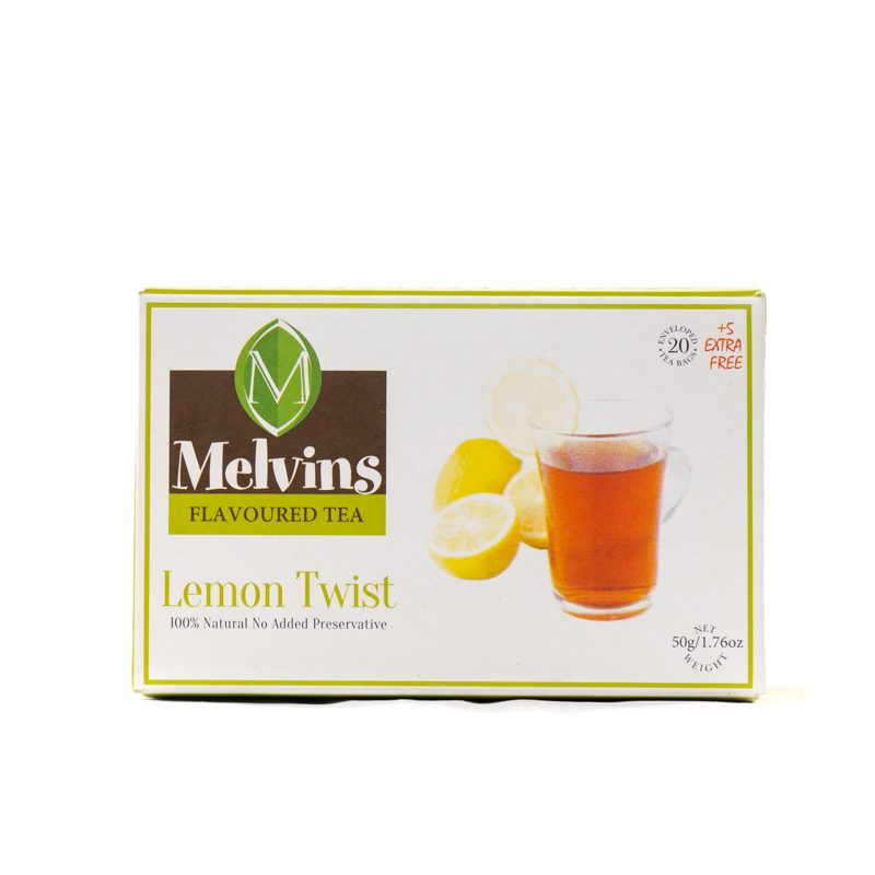 Melvins Lemon (Enveloped) Tea Bags 2g 25’s