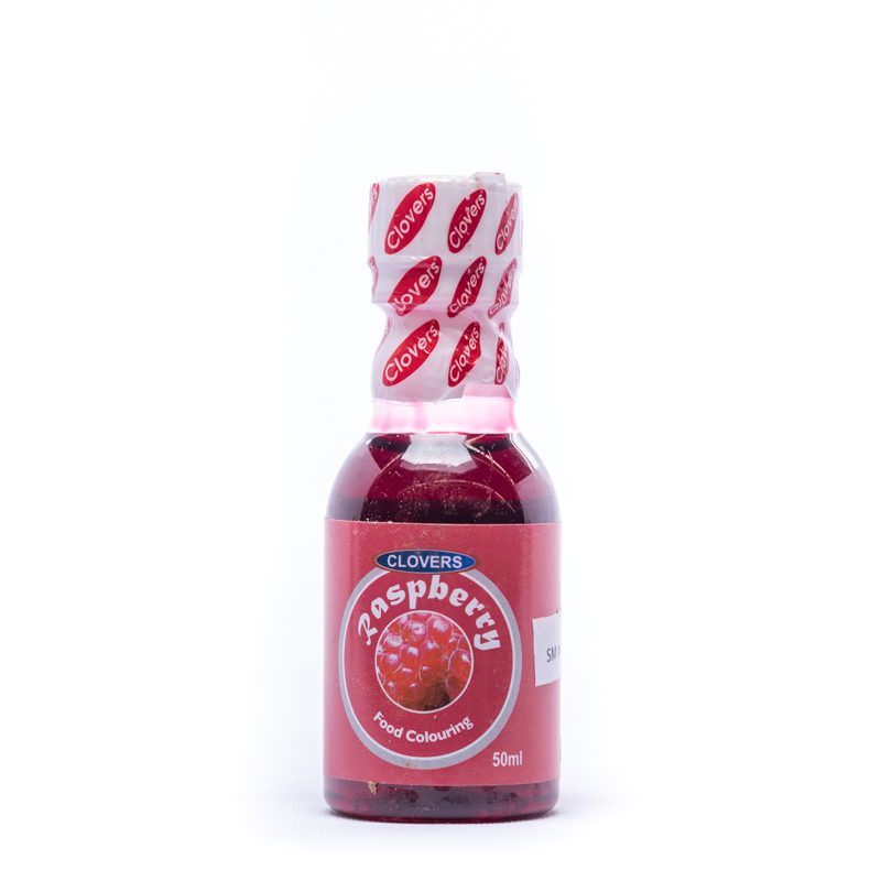 Clovers Liquid Food Colour Raspberry 50ml