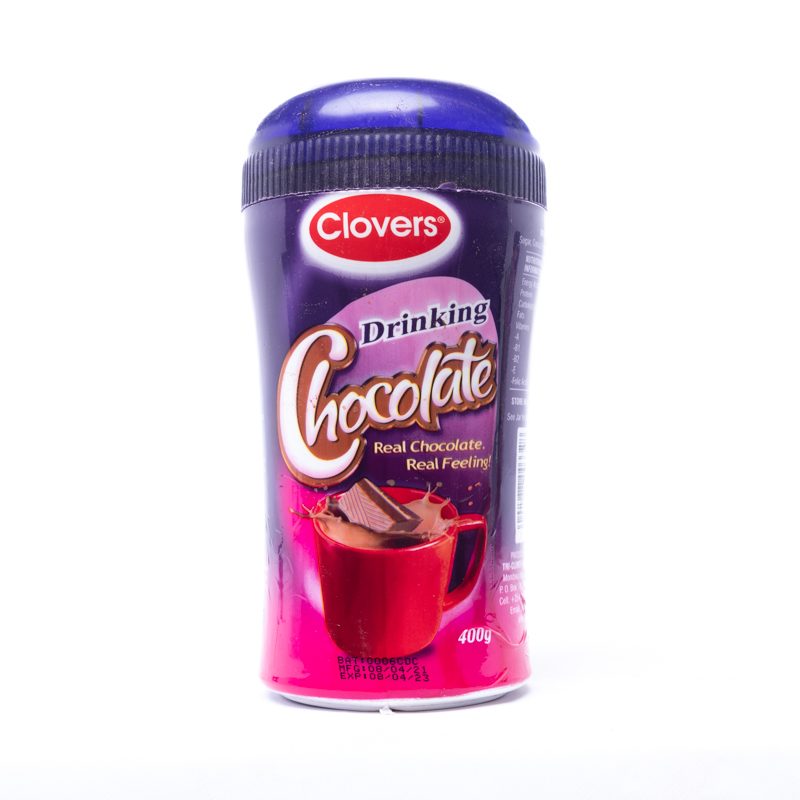Clovers Drinking Chocolate 400g Jar
