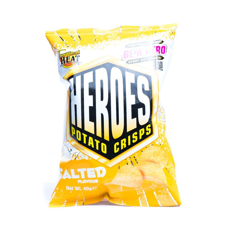Heroes Crisps Salted 40g