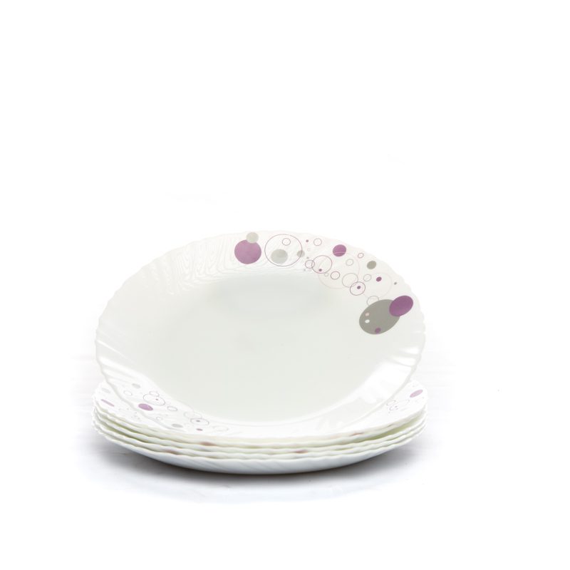 Diva Dinner Plate 10′ Flowered 6 pc Set