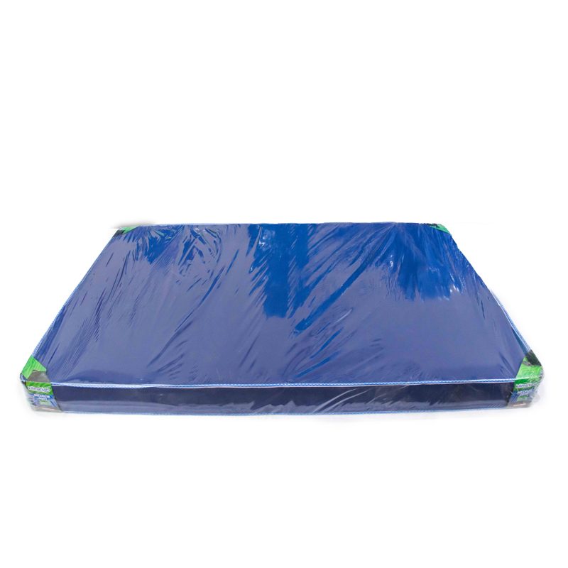 Super Foam Kilimanjaro Blue Piping Mattress H/D 4×6 (74x48x6)
