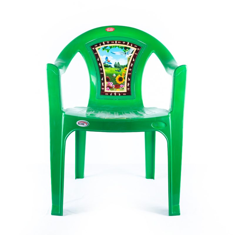 Acme Decorated Bird Chair – 001 Green