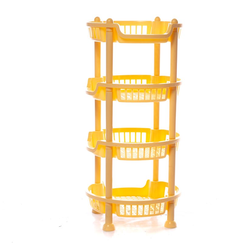 Kenpoly Round Trolley 4 Stack (Multiple Shades)