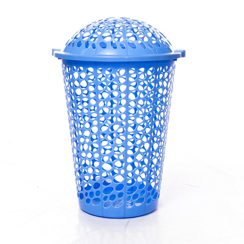 Kenpoly Tall Laundry Basket No.2 Sky Blue