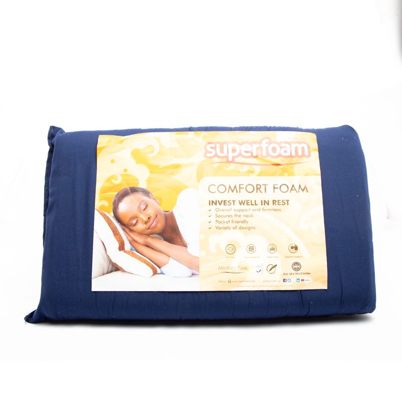 Superlux Foam Pillow – Blue