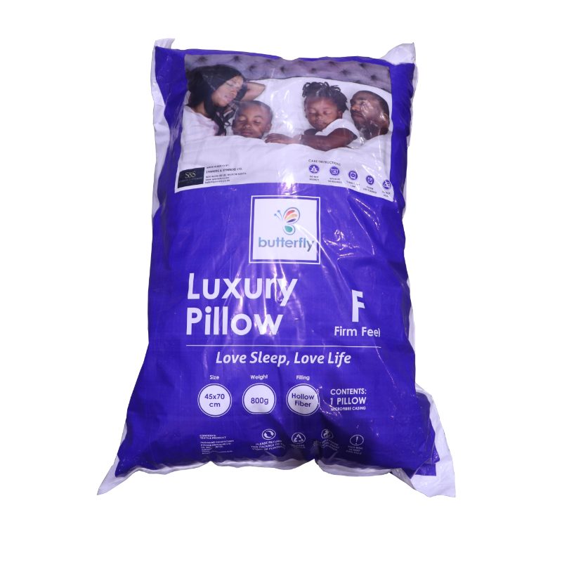 Spinners Luxury Firm Fiber Pillow – white (45x70cm)