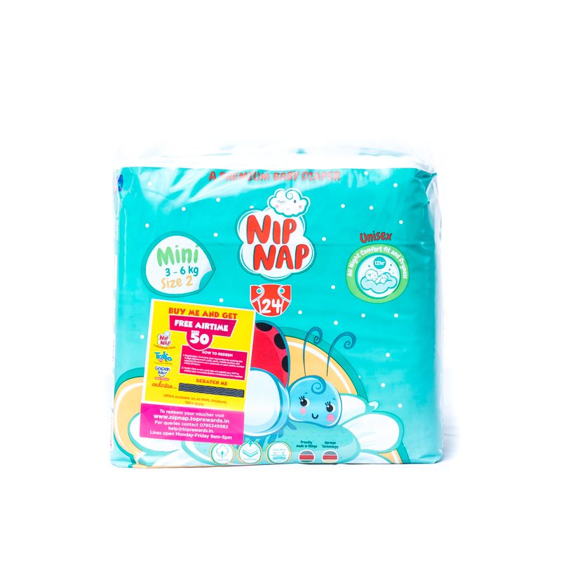 Nip Nap Diapers Mini Mid Count (24pcs)