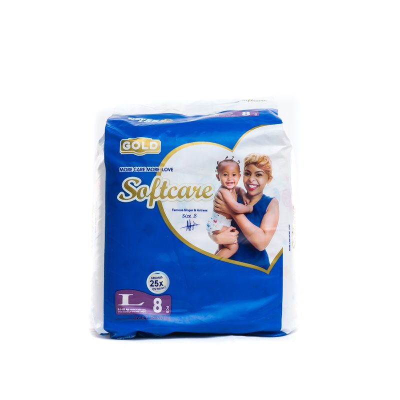 Softcare Diaper Gold Mini Count Large (8pcs)
