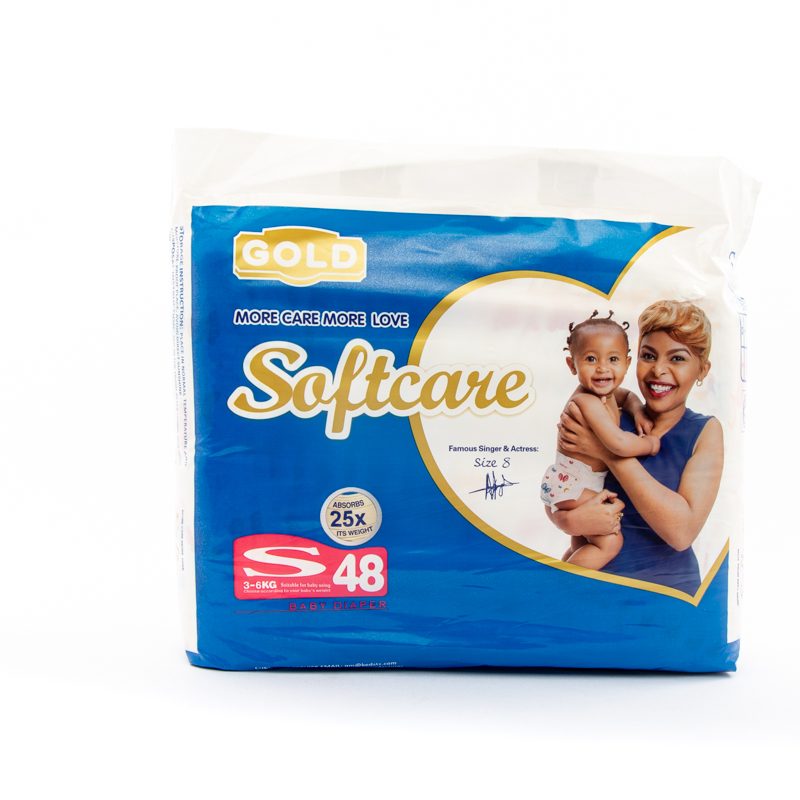 Softcare Diaper Gold High Count Small (48Pcs)