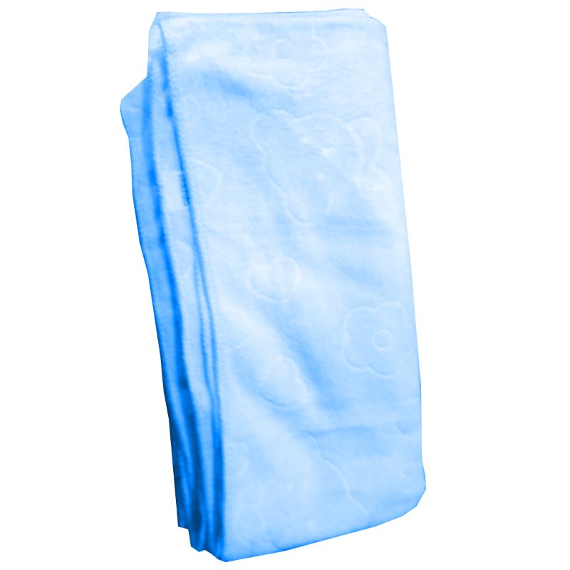 Soft And Large Baby Towel Blue (1unit)