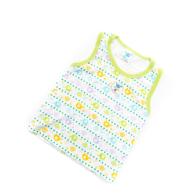 Baby Vest Medium Size Patterned