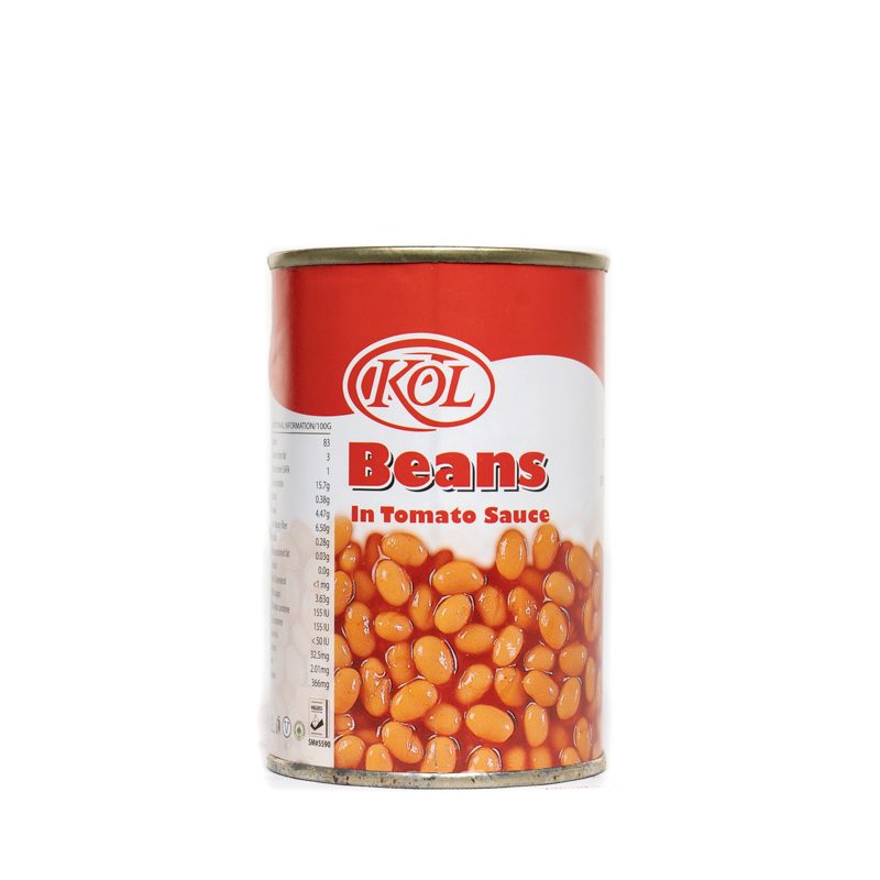 KOL Beans in Tomato Sauce Tin 300g
