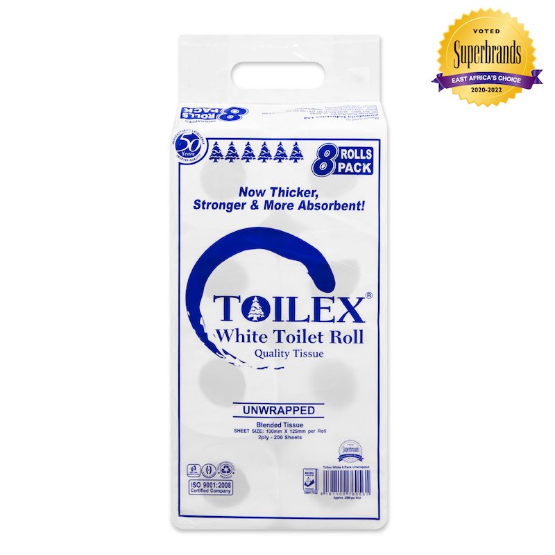 Toilex Tissue White 8pk