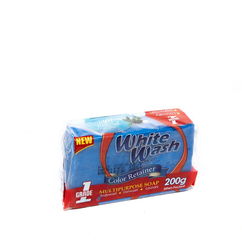 White Wash Bar Soap Blue 175g