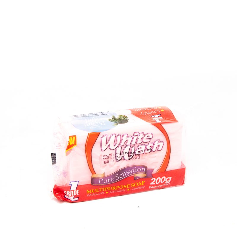 White Wash Bar Soap Pink 200g
