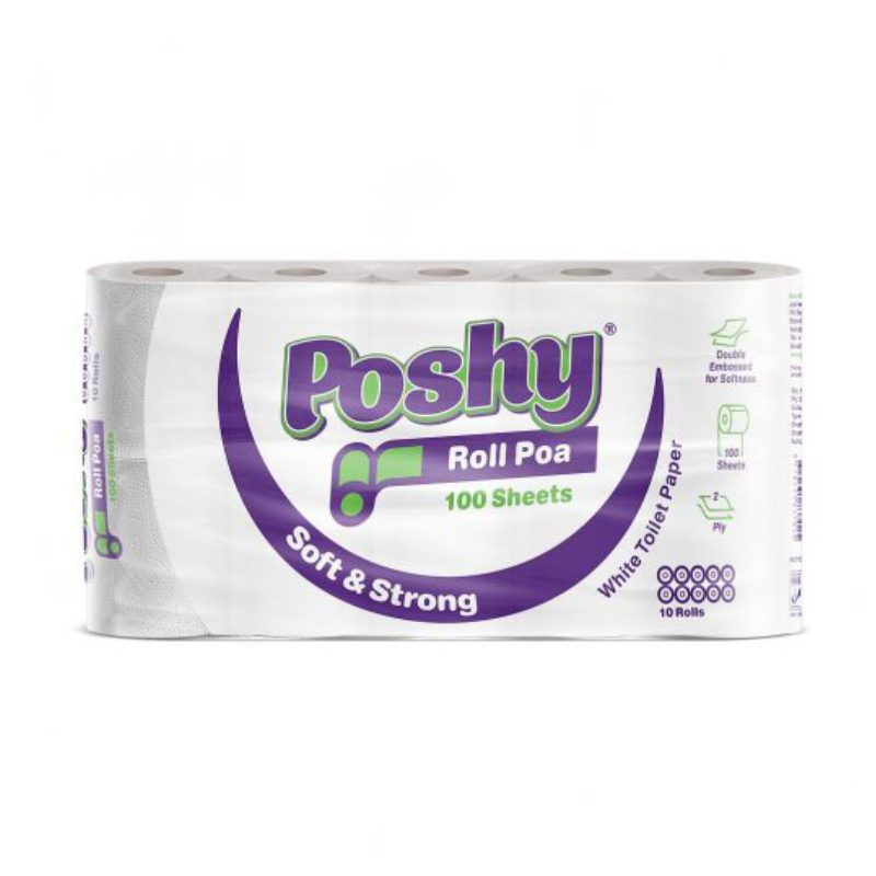 Poshy Roll Poa Tissue 10pk