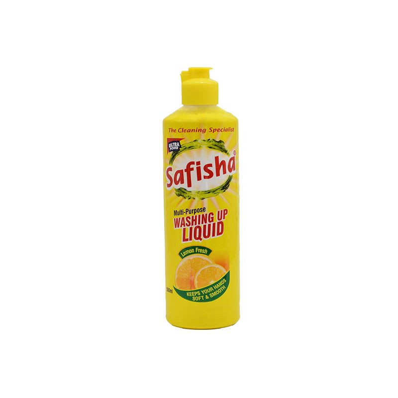 Safisha Multi-Purpose Washing Up Liquid Lemon 500ml