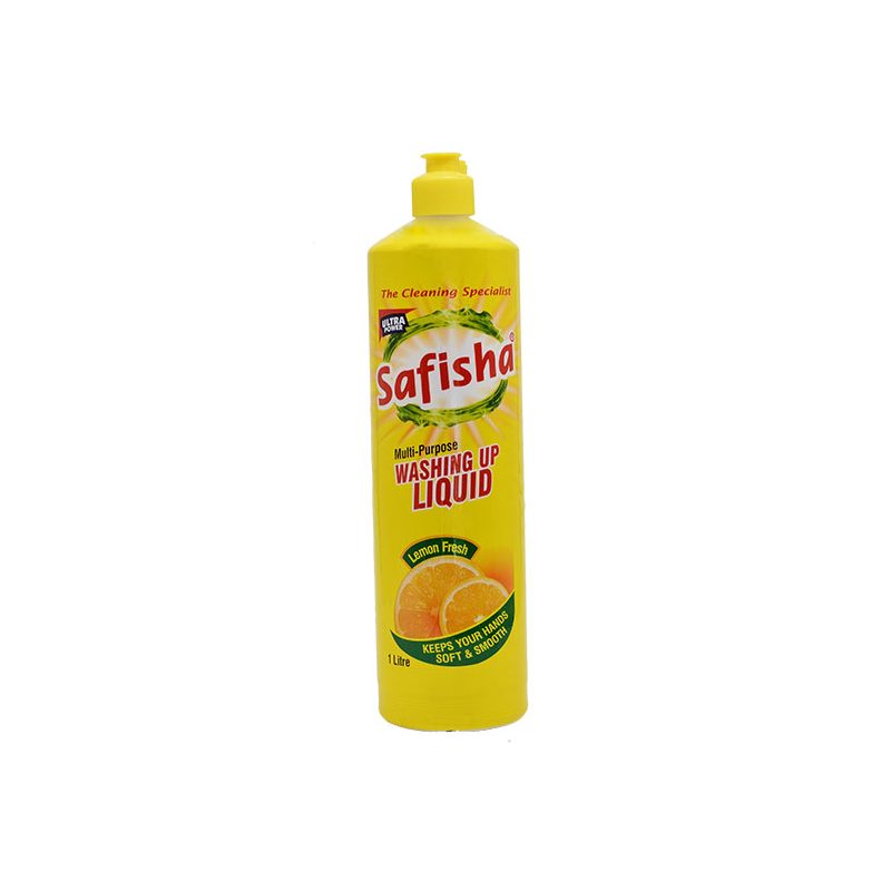 Safisha Multi-Purpose Washing Up Liquid Lemon 1L