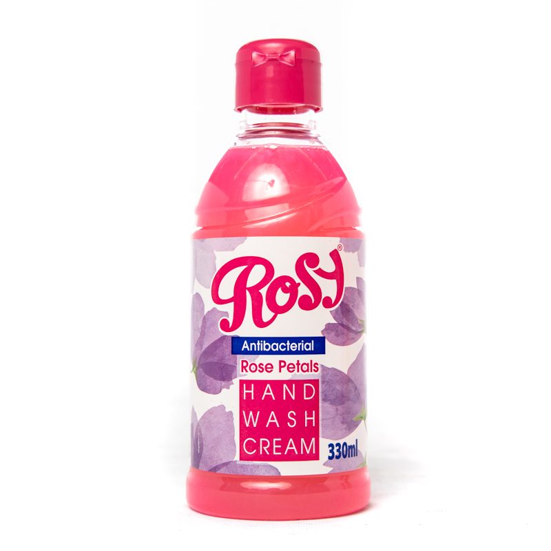 Rosy Cream Hand wash – Rose Petals 330ml (Flip Top)
