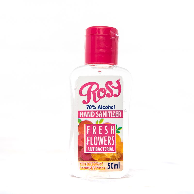 Rosy Hand Sanitizing Gel – Fresh Flowers 50 ml